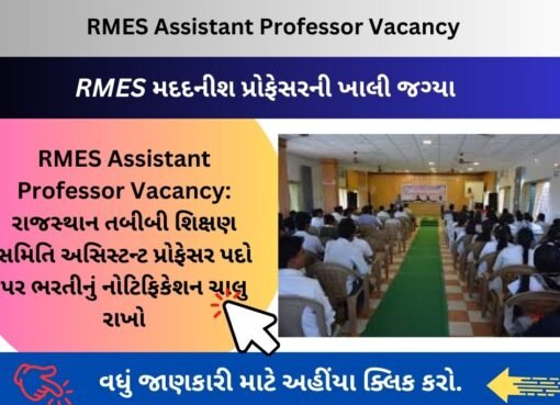 RMES Assistant Professor Vacancy