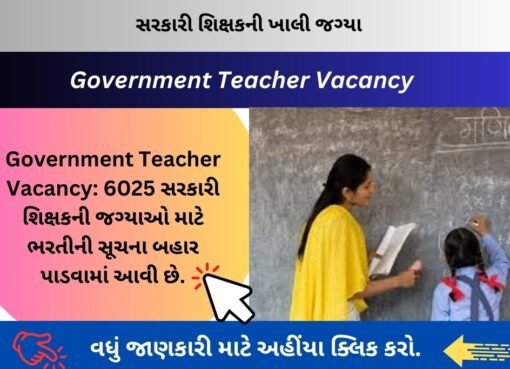 Government Teacher Vacancy