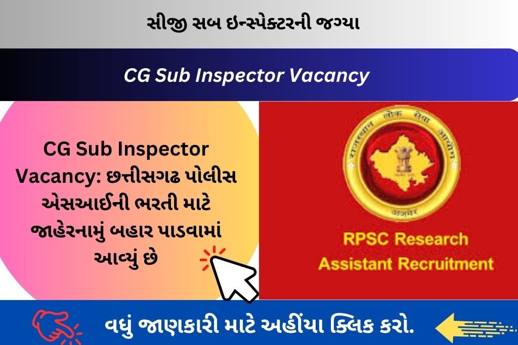 RPSC Research Assistant Vacancy