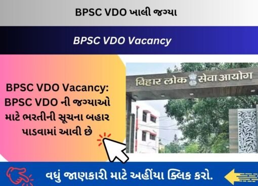 BPSC VDO Vacancy