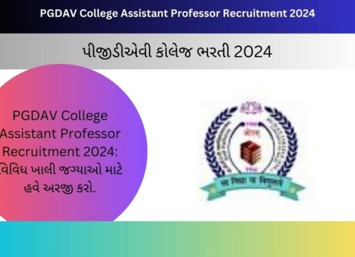 PGDAV College Assistant Professor Recruitment 2024