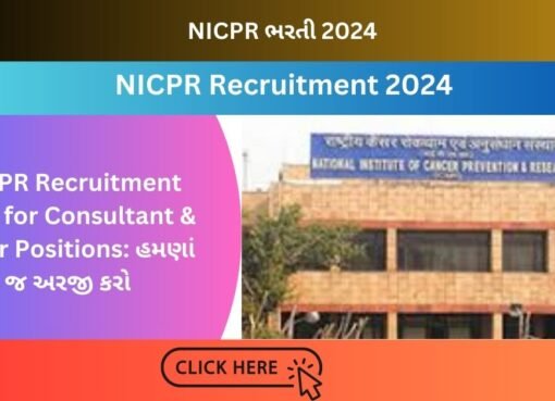 NICPR Recruitment 2024